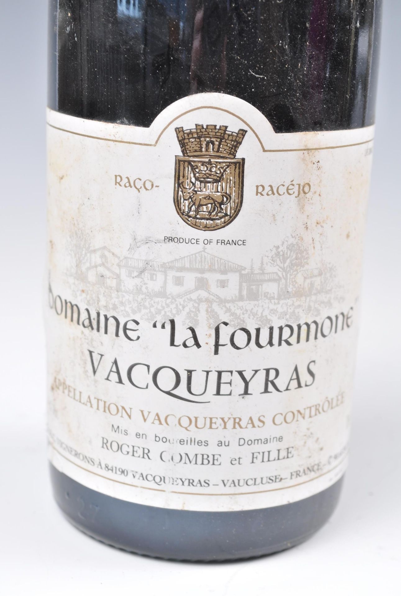 11 BOTTLES 1990 DOMAINE LA FOURMONE VACQUEYRAS ROG - Bild 3 aus 5