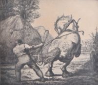 CHARLES FREDERICK TUNNICLIFFE ' THE COLT '' ETCHING 28 / 75