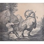 CHARLES FREDERICK TUNNICLIFFE ' THE COLT '' ETCHING 28 / 75