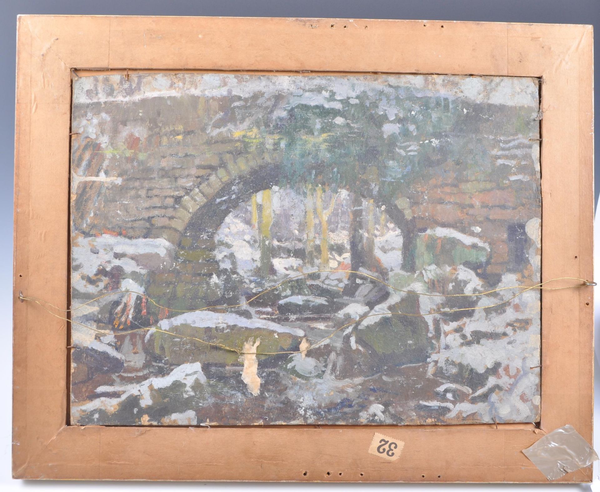 STANLEY ROYLE (1888-1961) OIL ON BOARD 1920'S CORNISH COASTAL SCENE - Bild 5 aus 5