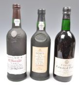 TAYLORS CRUSTED PORT 1974, DOW'S AND TAYLORS 10 YE