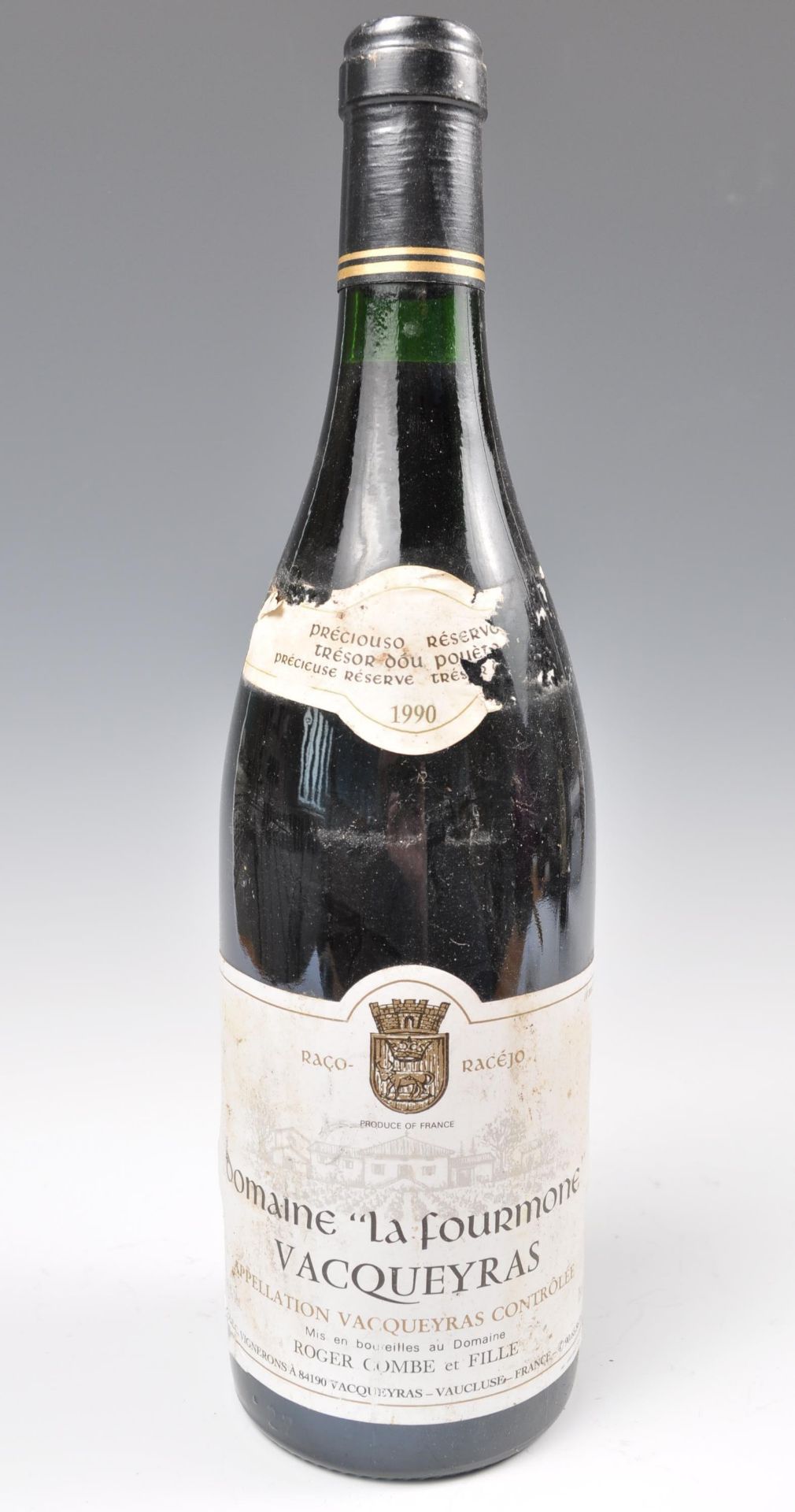 11 BOTTLES 1990 DOMAINE LA FOURMONE VACQUEYRAS ROG - Bild 2 aus 5