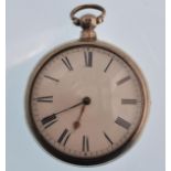 A William IV 1833 silver pair cased pocket fusee lever movement watch with bosley regulation and