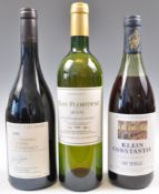 3 BOTTLES OF WINE TO INCLUDE CLOS FLORIDENE, KLEIN CONSTANTIA ETC