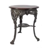 RARE BOAR WAR COMMEMORATIVE CAST IRON PUB TABLE