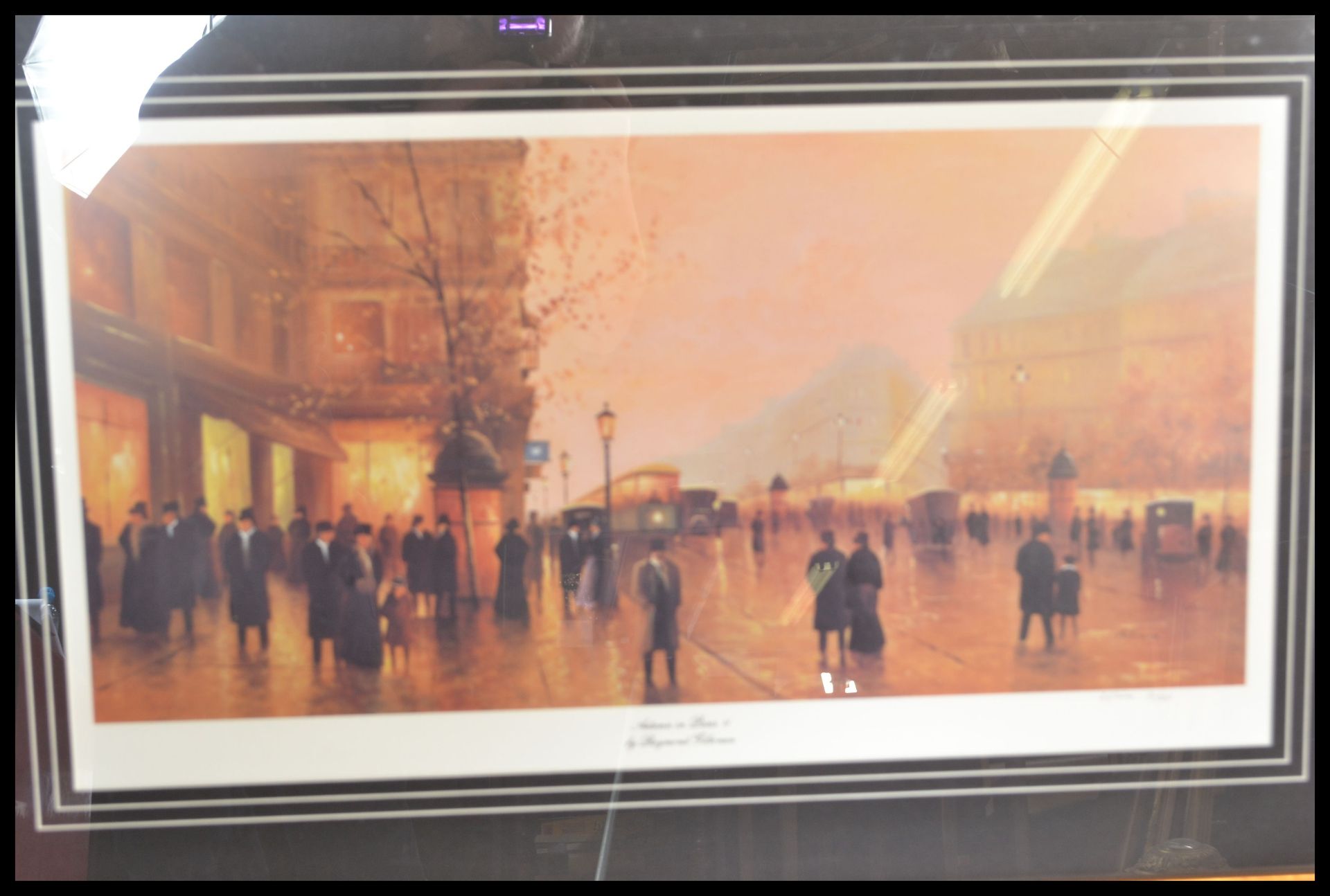 A pair of signed limited edition Raymond Gilronan prints to include 'Autumn in Paris I' depicting - Image 2 of 9
