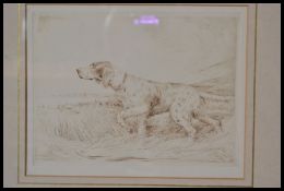 Rueben Ward Binks (1880-1950) - An early 20th Century etching on paper entitled ' On Point '