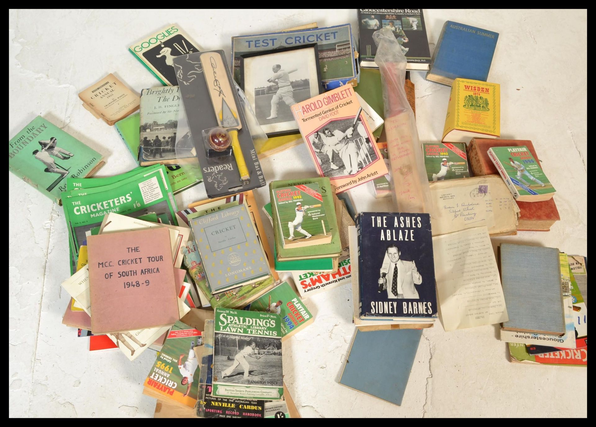 A large collection of 20thy Century cricket related ephemera to include game programmes, news - Image 2 of 7