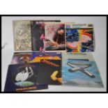 A collection of vinyl long play LP records to include Steve Miller Band Fly Like An Angel, MIke
