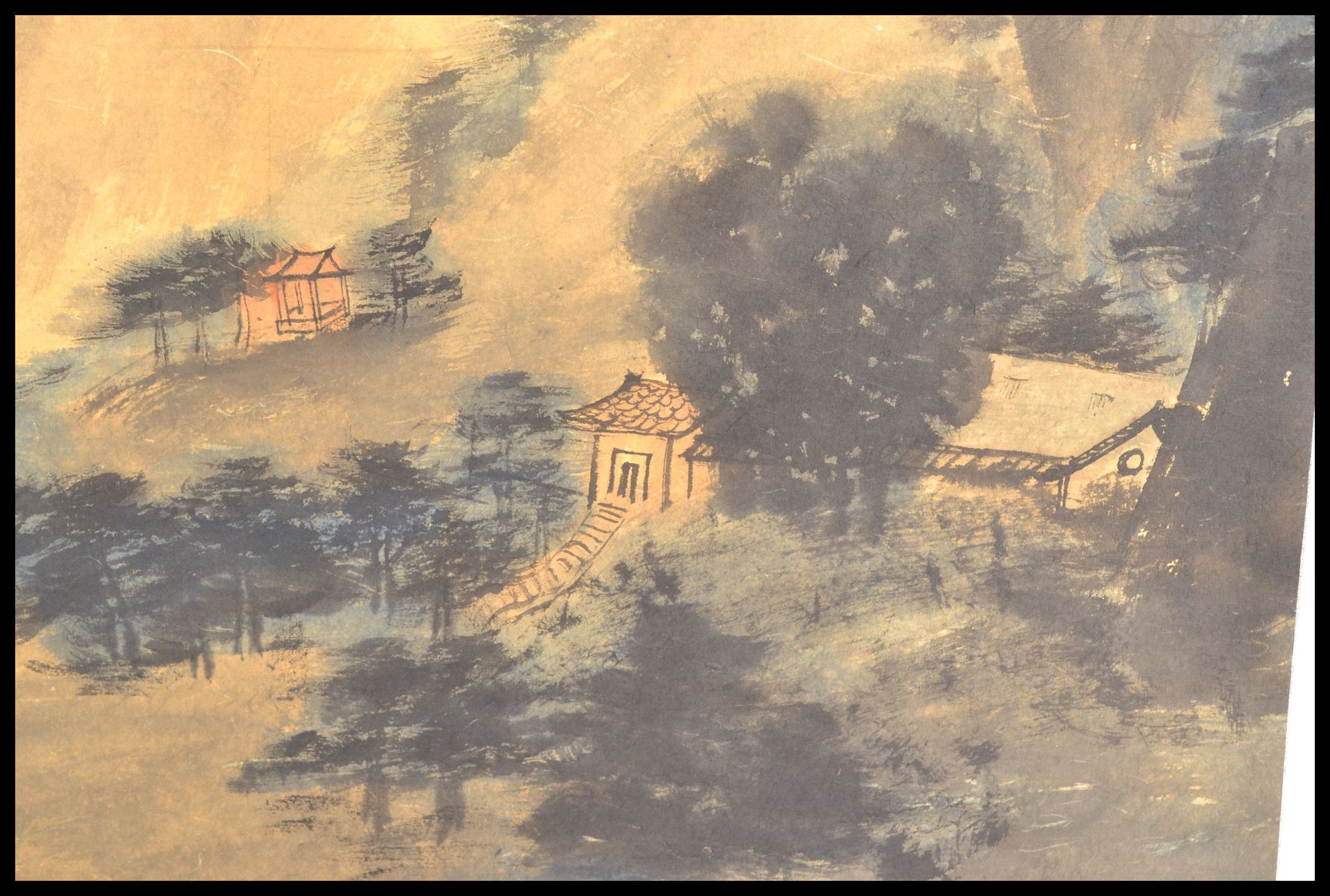 After Fu Baoshi (1904-1965) Chinese School 20th Century. A watercolour painting on canvas scroll - Bild 6 aus 7