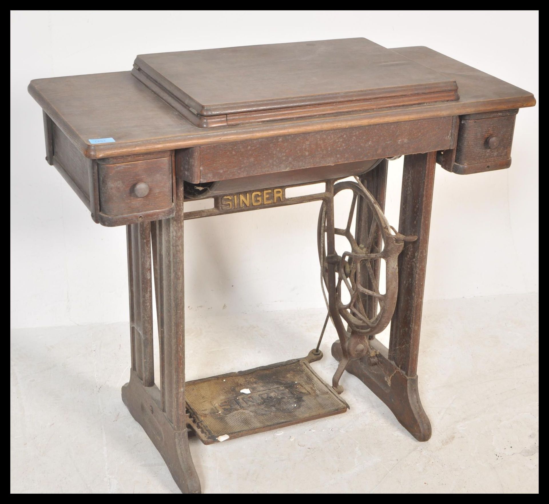 A 19th Century Victorian Singer sewing machine rai - Bild 2 aus 6