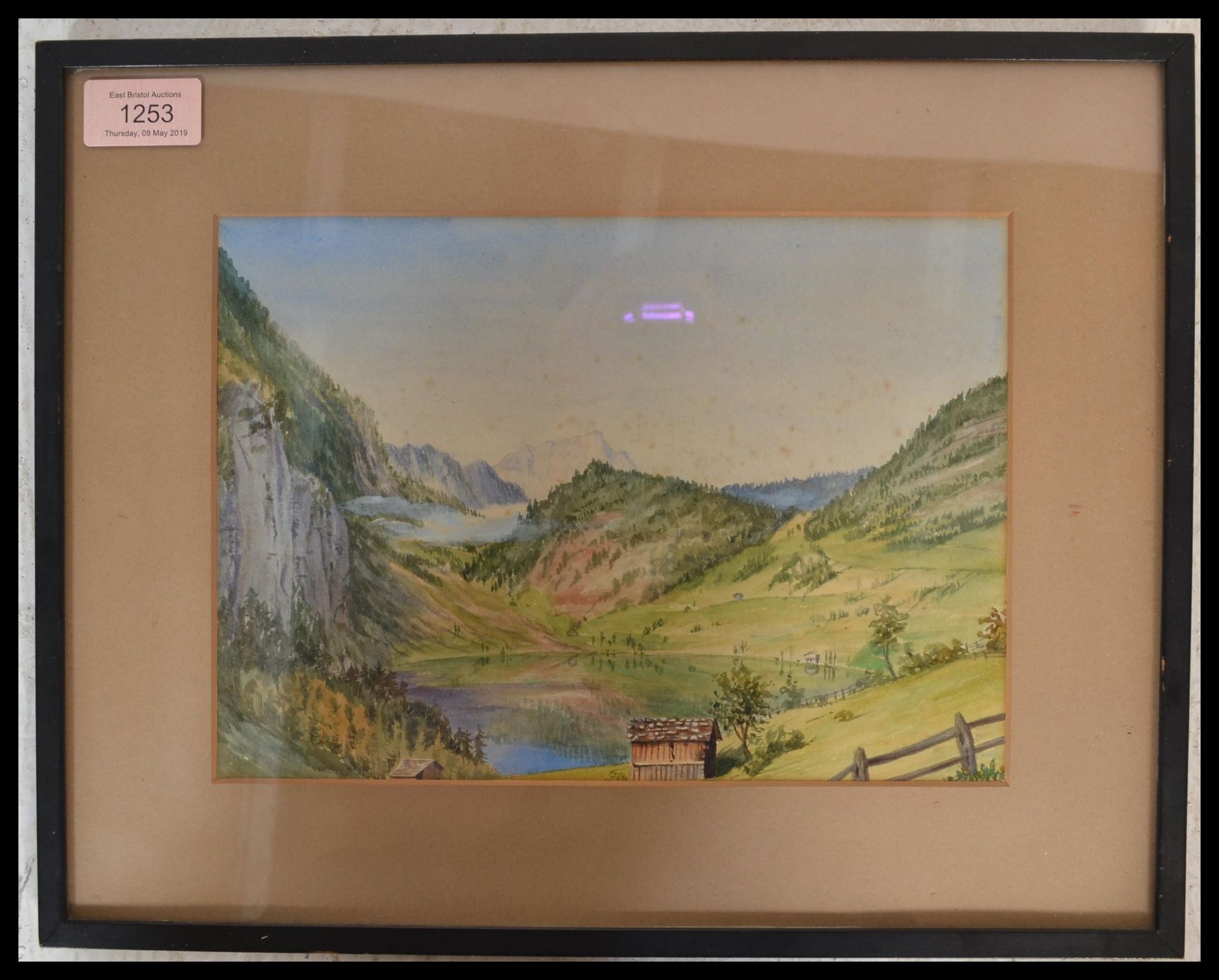 Marianne North (1830 - 1890 ) - A 19th Century watercolour painting on paper depicting a landscape - Bild 2 aus 7
