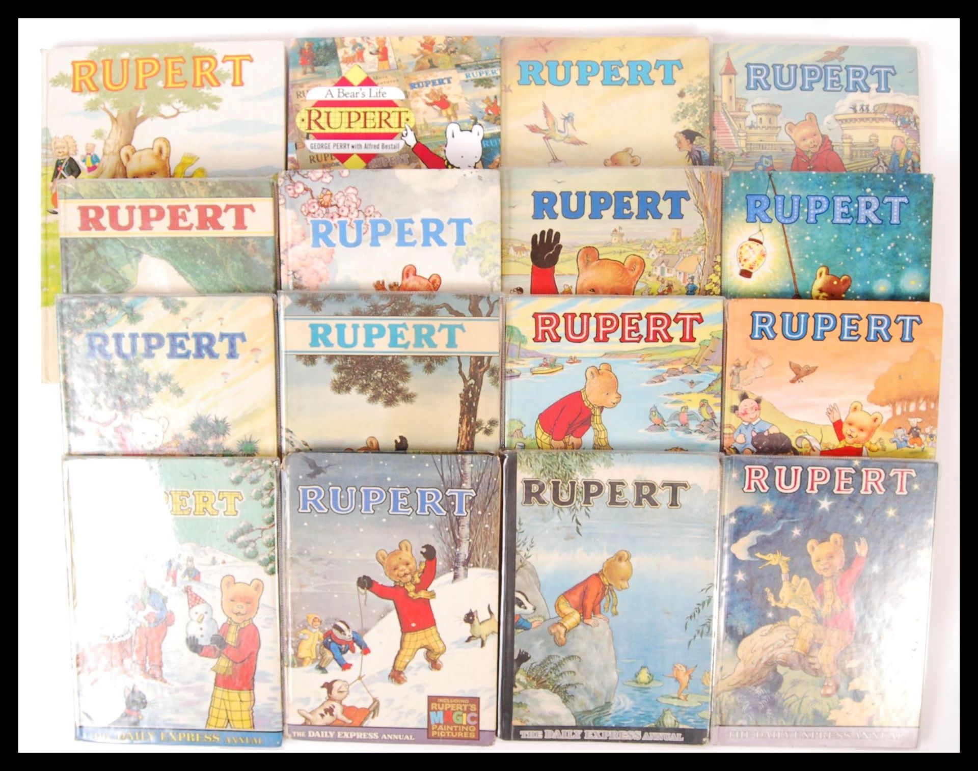 VINTAGE 1960'S / 70'S RUPERT HARDBACK DAILY EXPRESS ANNUALS