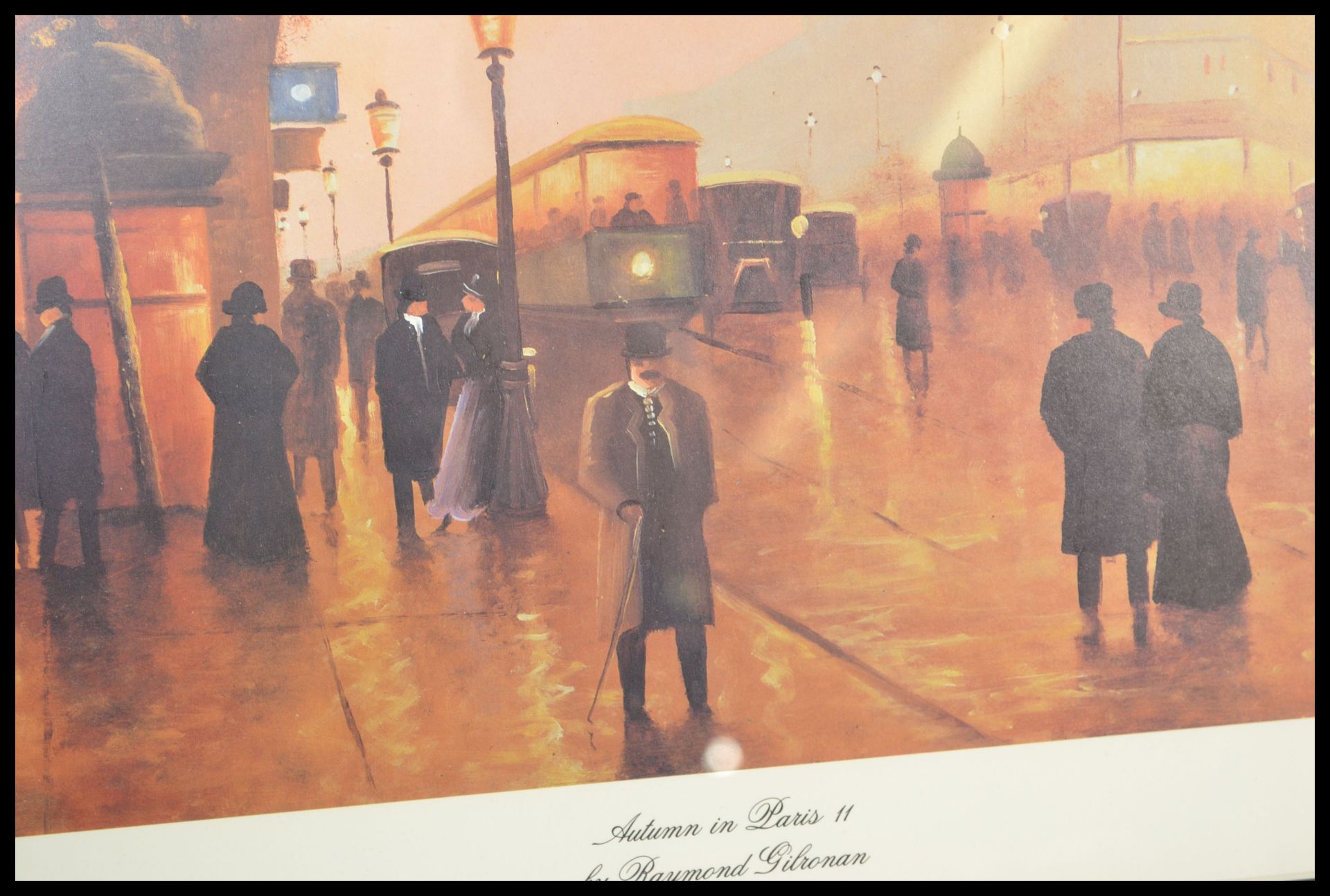 A pair of signed limited edition Raymond Gilronan prints to include 'Autumn in Paris I' depicting - Image 4 of 9