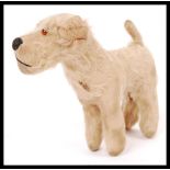 VINTAGE 1940'S CHAD VALLEY GOLDEN MOHAIR SOFT TOY TEDDY DOG