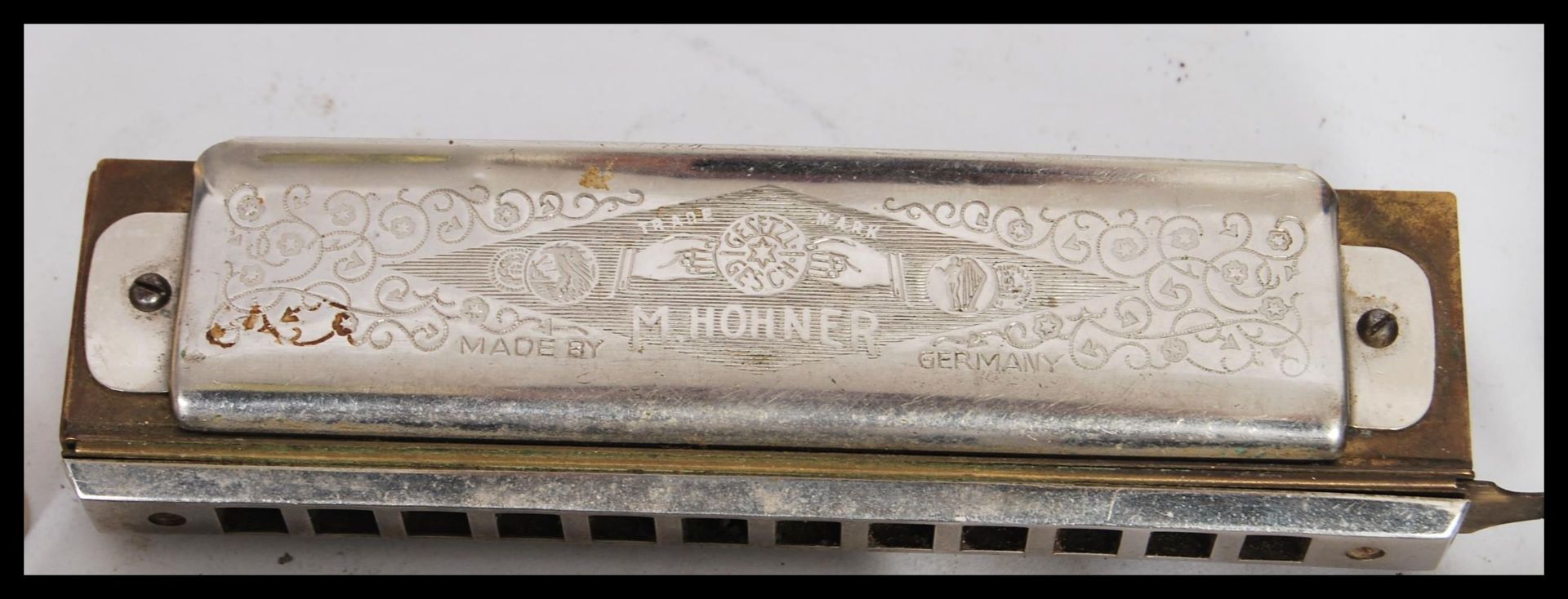 A good collection of vintage harmonicas to include Hohner Weekender, Super Chromonica, boxed Big - Bild 4 aus 6