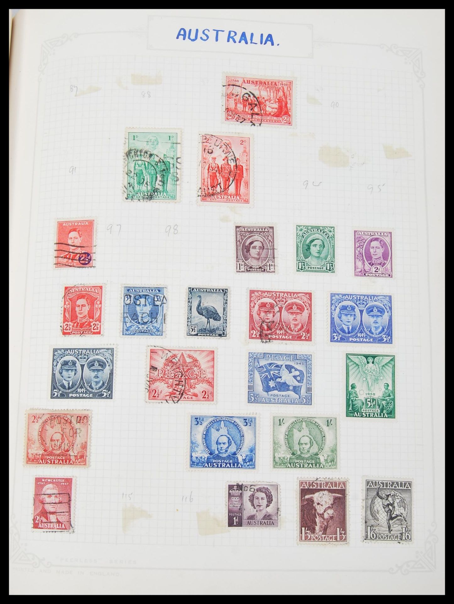 A collection of mostly early 20th Century world stamps including Northern and Southern Rhodesian