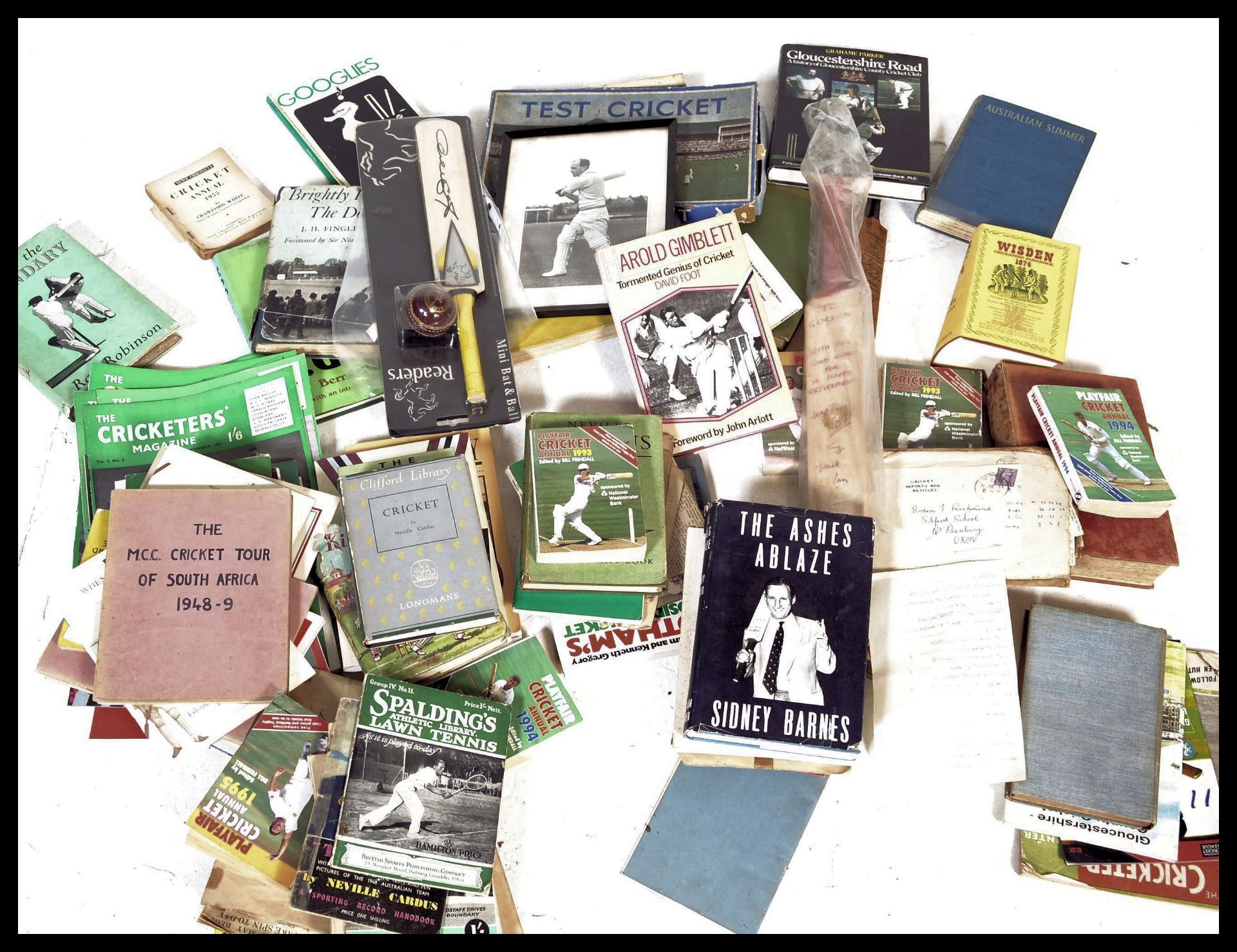 A large collection of 20thy Century cricket related ephemera to include game programmes, news