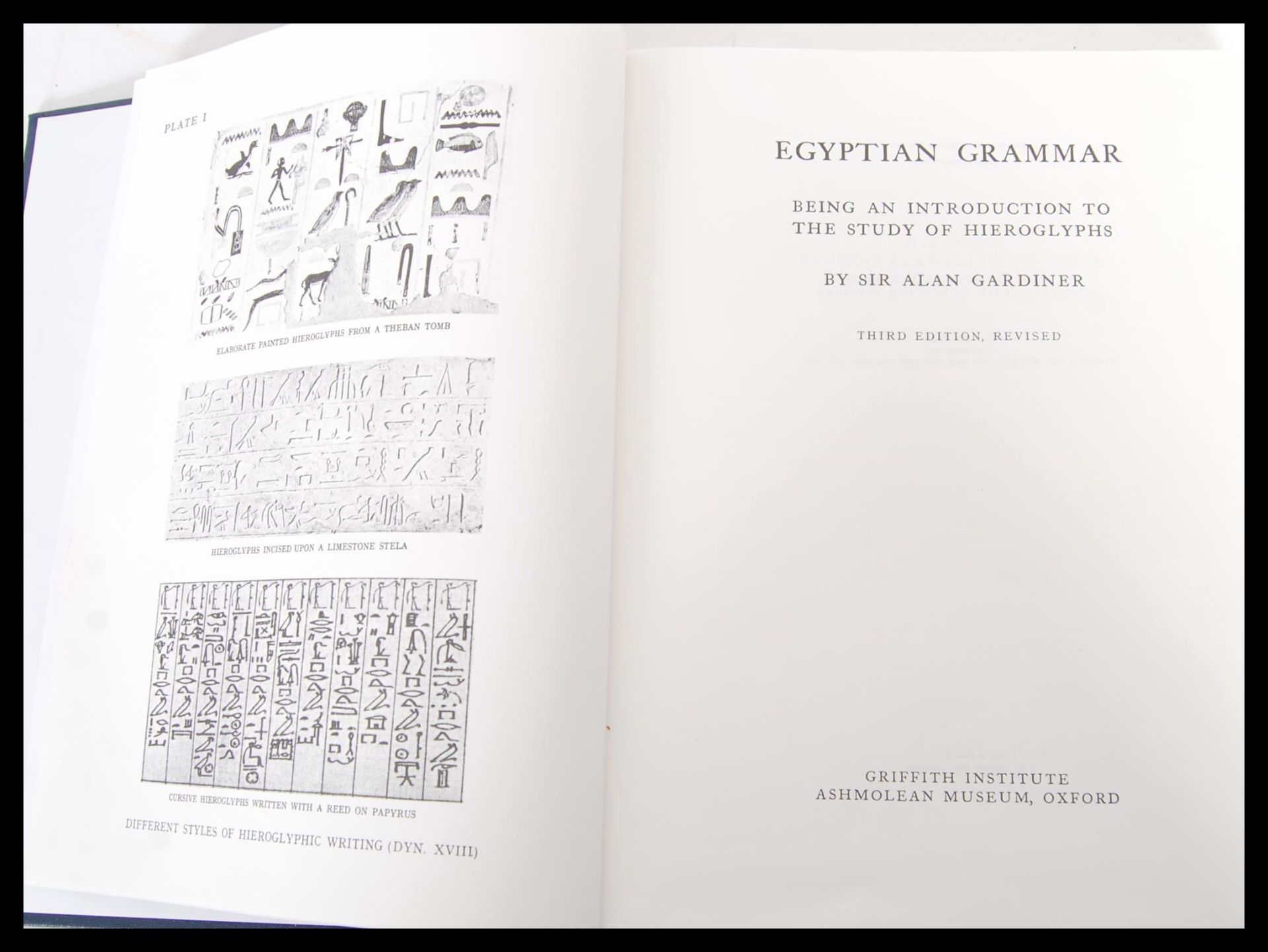 Egyptology - ' Egyptian Grammar Being an Introduction to the Study of Hieroglyphs ' by Sir Alan - Image 3 of 5