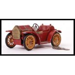 VINTAGE SCHUCO CLOCKWORK MECHANICAL WIND UP TOY CAR 1036/1