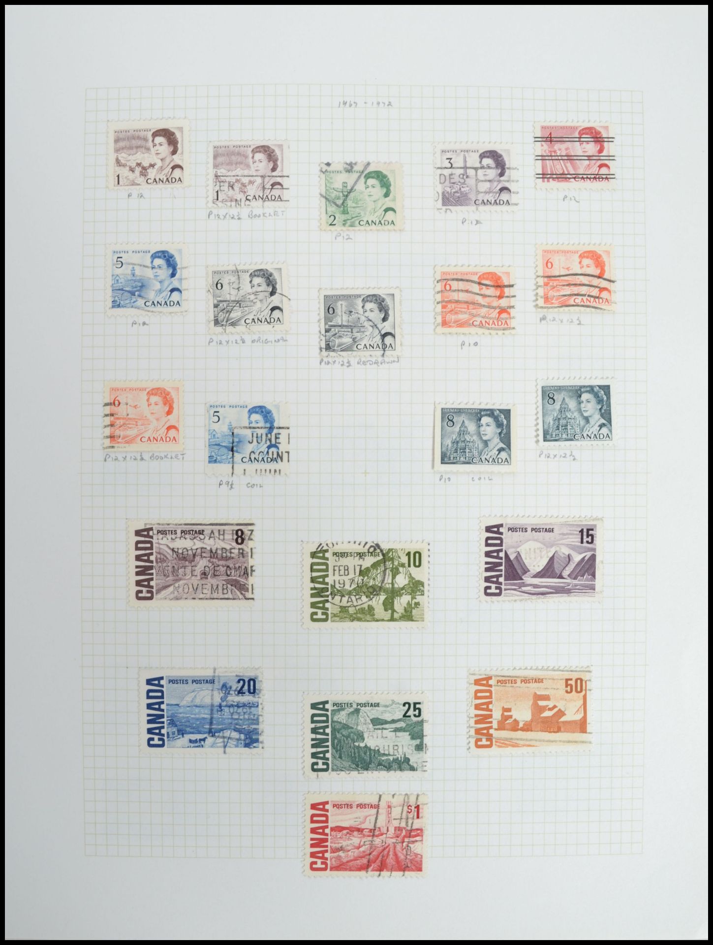 Canada Stamps: a mainly used collection on album p - Image 6 of 6