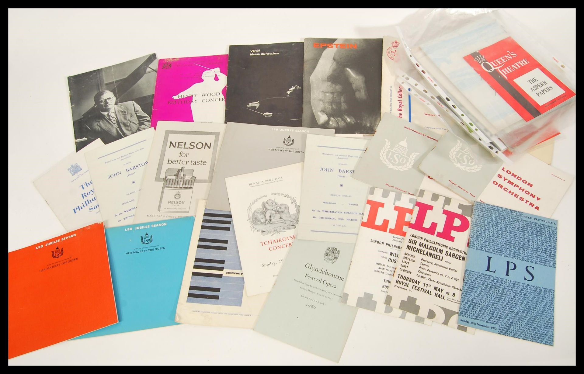 A collection of classical music ephemera to include Bristol Hippodrome programs, Royal Albert