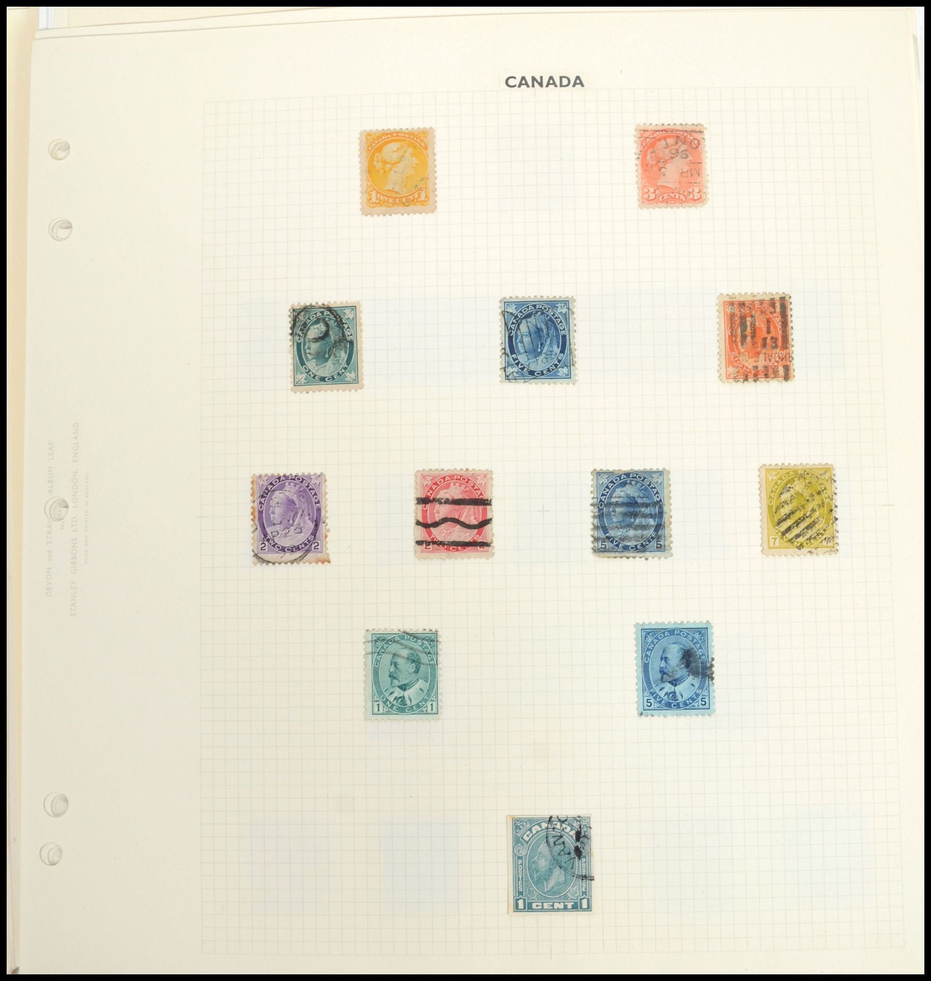 Canada Stamps: a mainly used collection on album p - Image 4 of 6