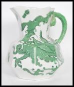 A 19th Century Victorian Mason's / Masons Ironstone hydra jug or water pitcher in the Green Dragon