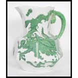 A 19th Century Victorian Mason's / Masons Ironstone hydra jug or water pitcher in the Green Dragon