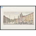 A 20th Century etching on paper by Gianni Raffaell