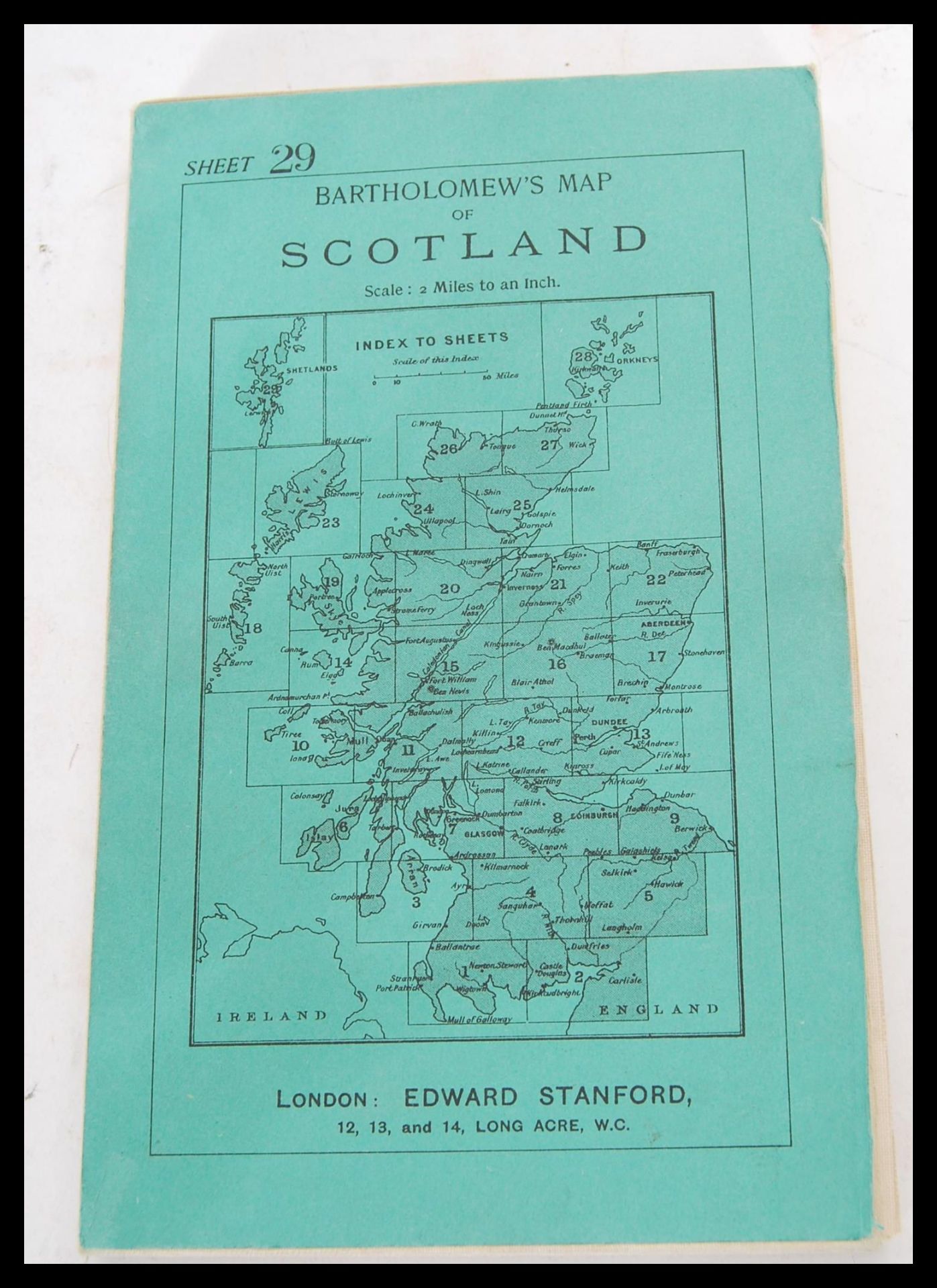 A boxed set of vintage Stanford's Maps for Cycling and Motoring including Bartholomew's Map of - Bild 6 aus 7