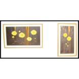 Bradley Carter English 20th Century - A pair of 20th Century acrylic on canvas paintings depicting