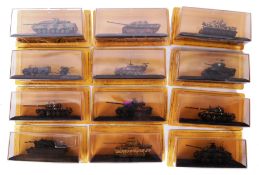 COLLECTION OF DEL PRADO DIECAST MODEL MILITARY TANKS