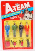 RARE VINTAGE GALOOB THE A-TEAM CARDED ACTION FIGURE SET
