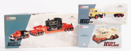 CORGI CLASSICS HEAVY HAULAGE BOXED DIECAST MODEL SETS