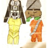 RARE VINTAGE ACAMAS TOYS STAR WARS VINYL DRESS-UP COSTUMES