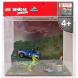 LEGO JUNIORS JURASSIC WORLD SHOP DISPLAY BOX FEATURING SET 10757