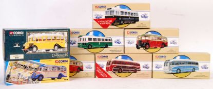 COLLECTION OF CORGI CLASSICS BOXED DIECAST MODEL BUSES