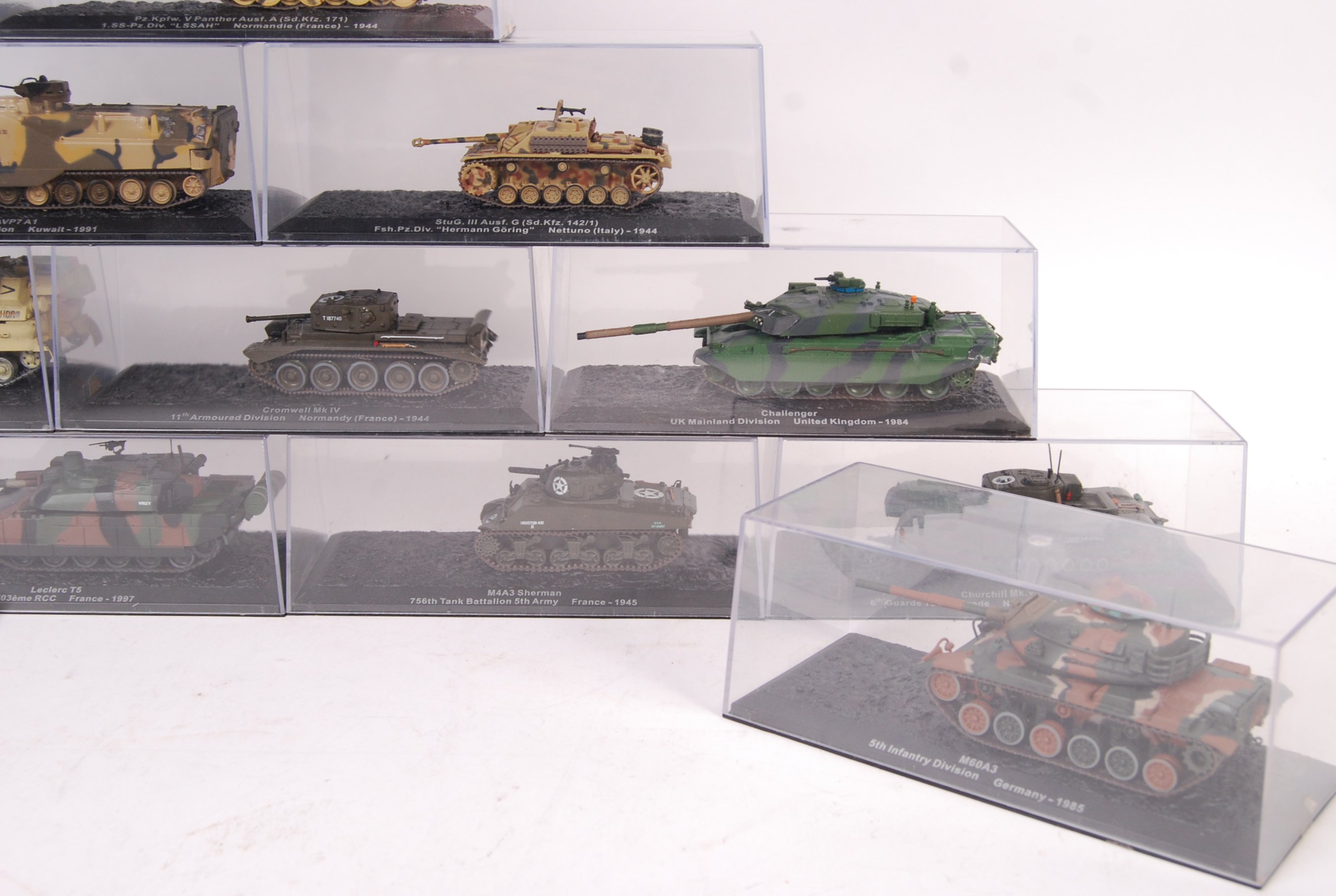 ASSORTED DEL PRADO SCALE DIECAST MODEL MILITARY ARMOURED VEHICLES - Image 2 of 3