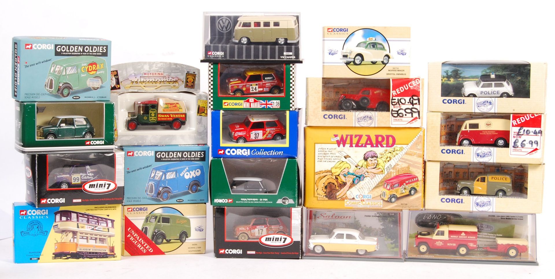 COLLECTION OF BOXED CORGI DIECAST MODELS - ADVERTISING, HAULAGE ETC