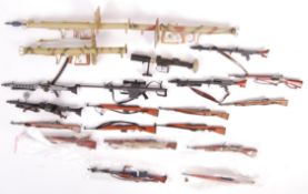 1/6 SCALE COLLECTION - LARGE SELECTION OF MILITARY WEAPONS