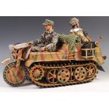 1/6 SCALE COLLECTION - INCREDIBLE SD. KFZ 2 MOTORCYCLE GERMAN VEHICLE