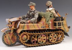 1/6 SCALE COLLECTION - INCREDIBLE SD. KFZ 2 MOTORCYCLE GERMAN VEHICLE
