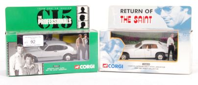 CORGI TV & FILM RELATED BOXED DIECAST MODELS - PROFESSIONALS & THE SAINT