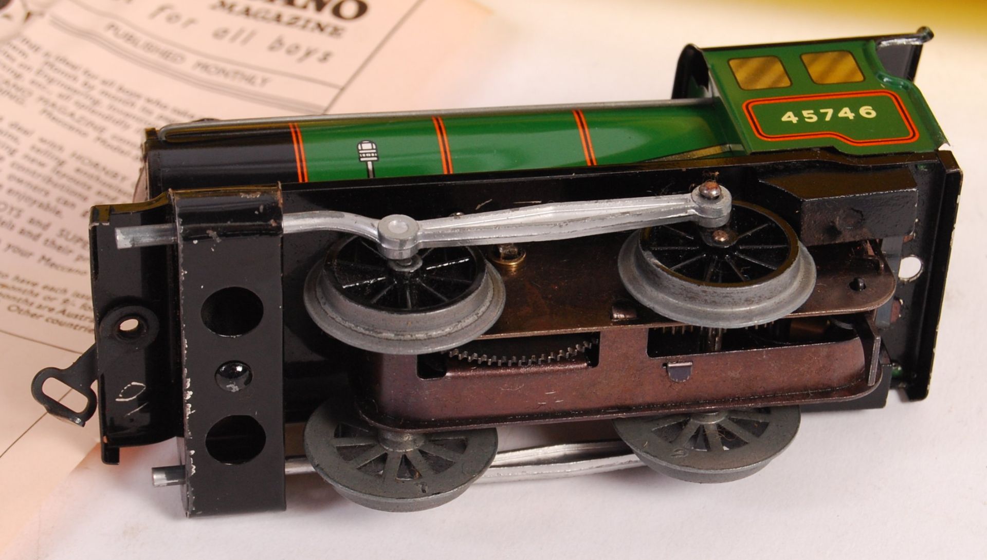 RARE HORNBY CLOCKWORK 0 GAUGE RAILWAY TRAIN SET CLOCKWORK - Bild 3 aus 5