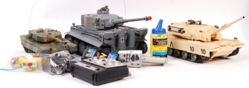 HEN LONG RC RADIO CONTROLLED BATTLE TANKS AND LEGO TYPE TANK