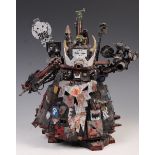 WARHAMMER 40K PLASTIC MODEL ' ORK STOMPA ' PAINTED