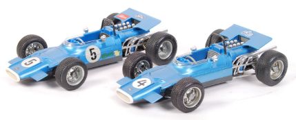 TWO VINTAGE SCHUCO TINPLATE CLOCKWORK RACING CARS