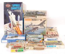 VINTAGE PLASTIC MODEL KITS BY AIRFIX, MATCHBOX, REVELL AND HELLER