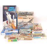 VINTAGE PLASTIC MODEL KITS BY AIRFIX, MATCHBOX, REVELL AND HELLER